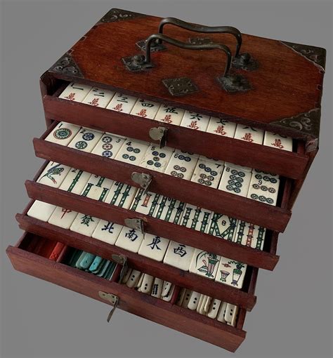 <b>Antique</b> <b>Mah Jongg</b> <b>Set</b> Bone And Bamboo $400. . Antique mahjong sets for sale uk